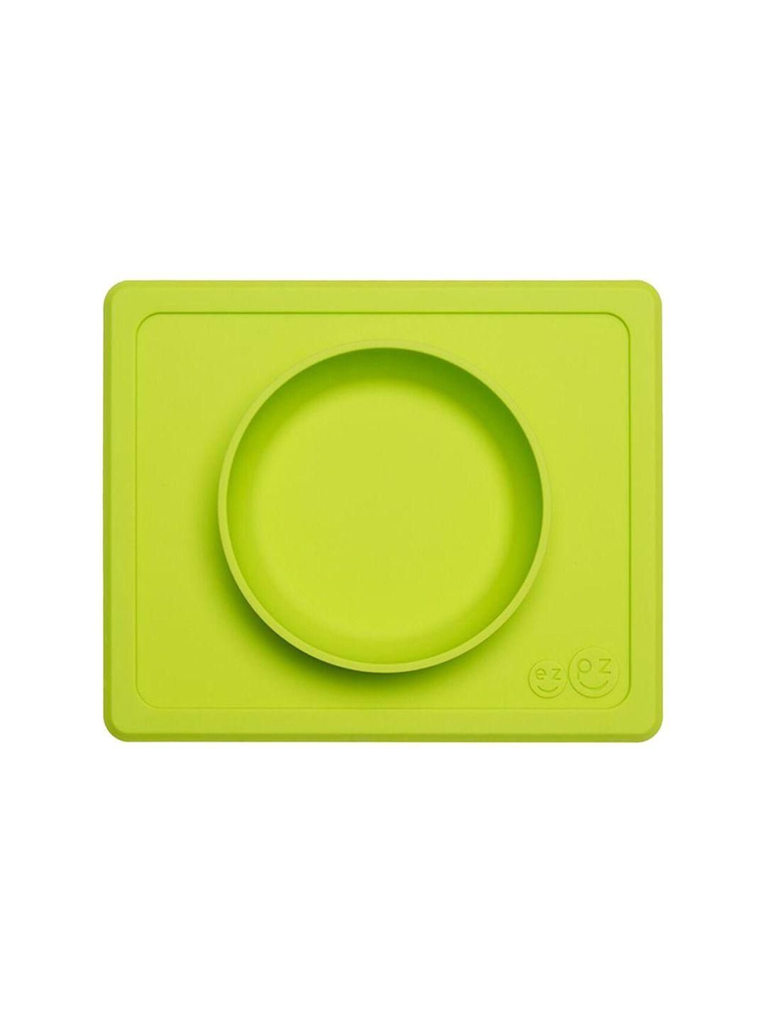 ezpz kids lime green silicon bowl