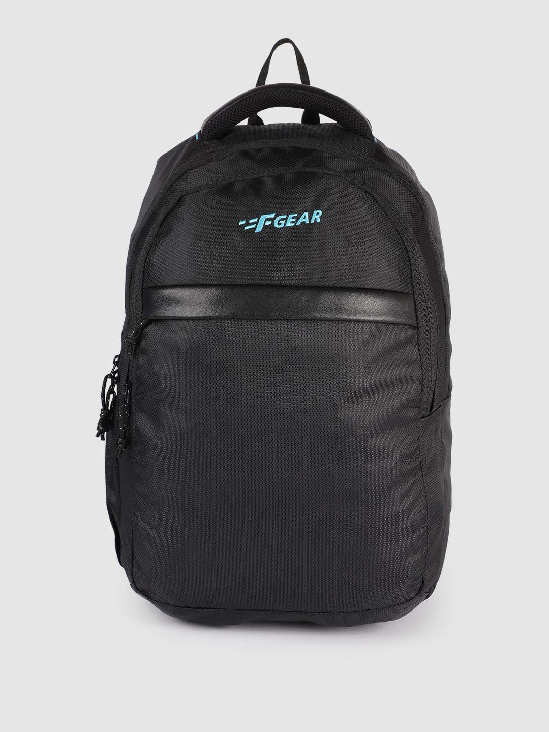 f gear unisex black bluechip brand logo backpacks