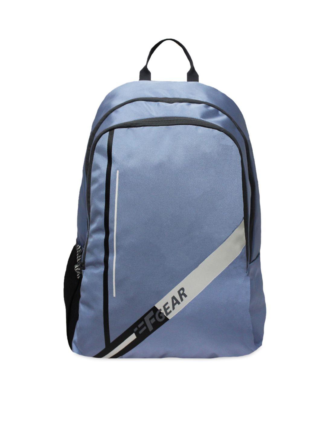 f gear unisex lavender & black brand logo contrast detail backpacks