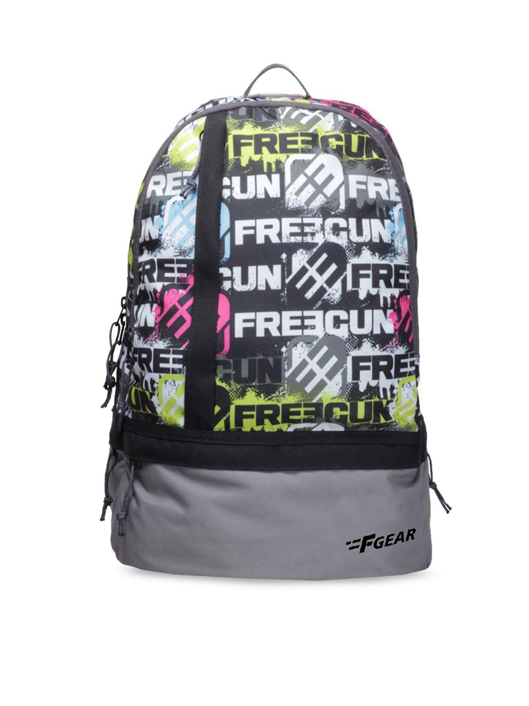 f gear unisex multicoloured graphic print backpack
