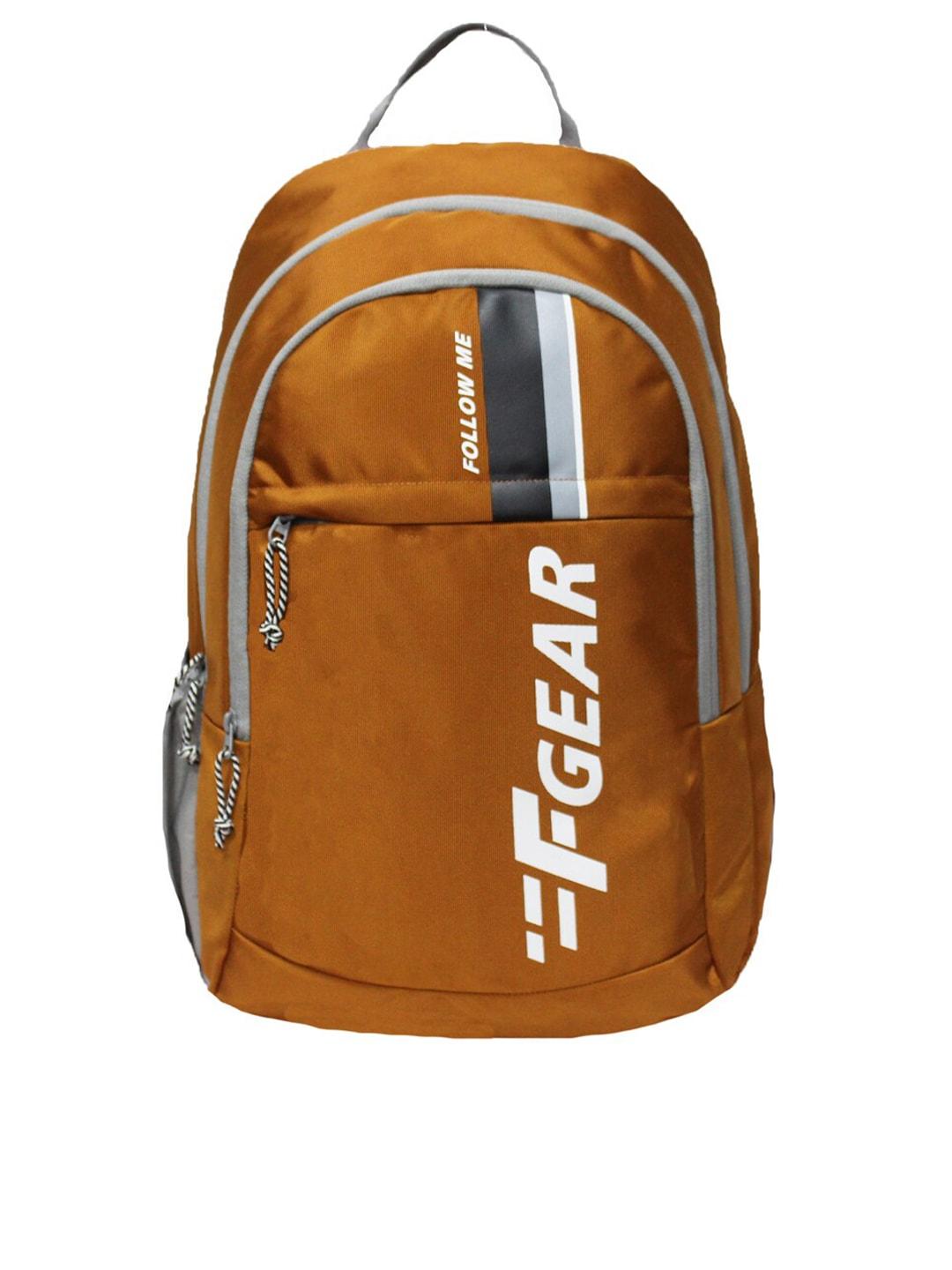 f gear unisex mustard & grey backpack
