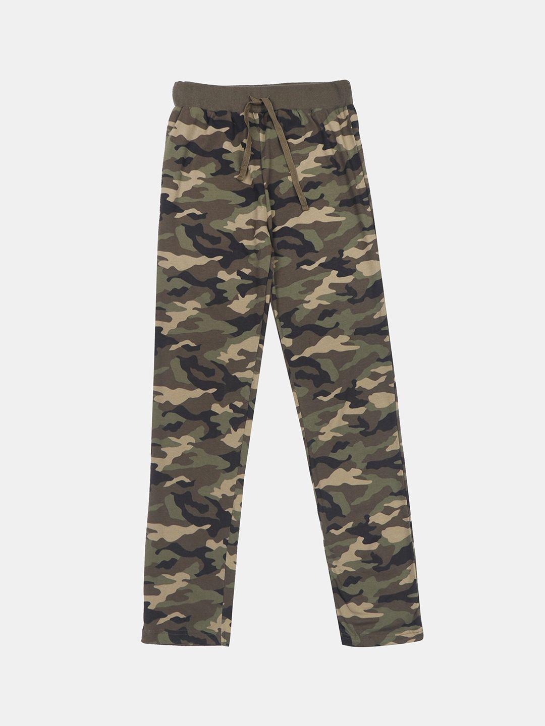 f&s boys camouflage printed cotton lounge pants