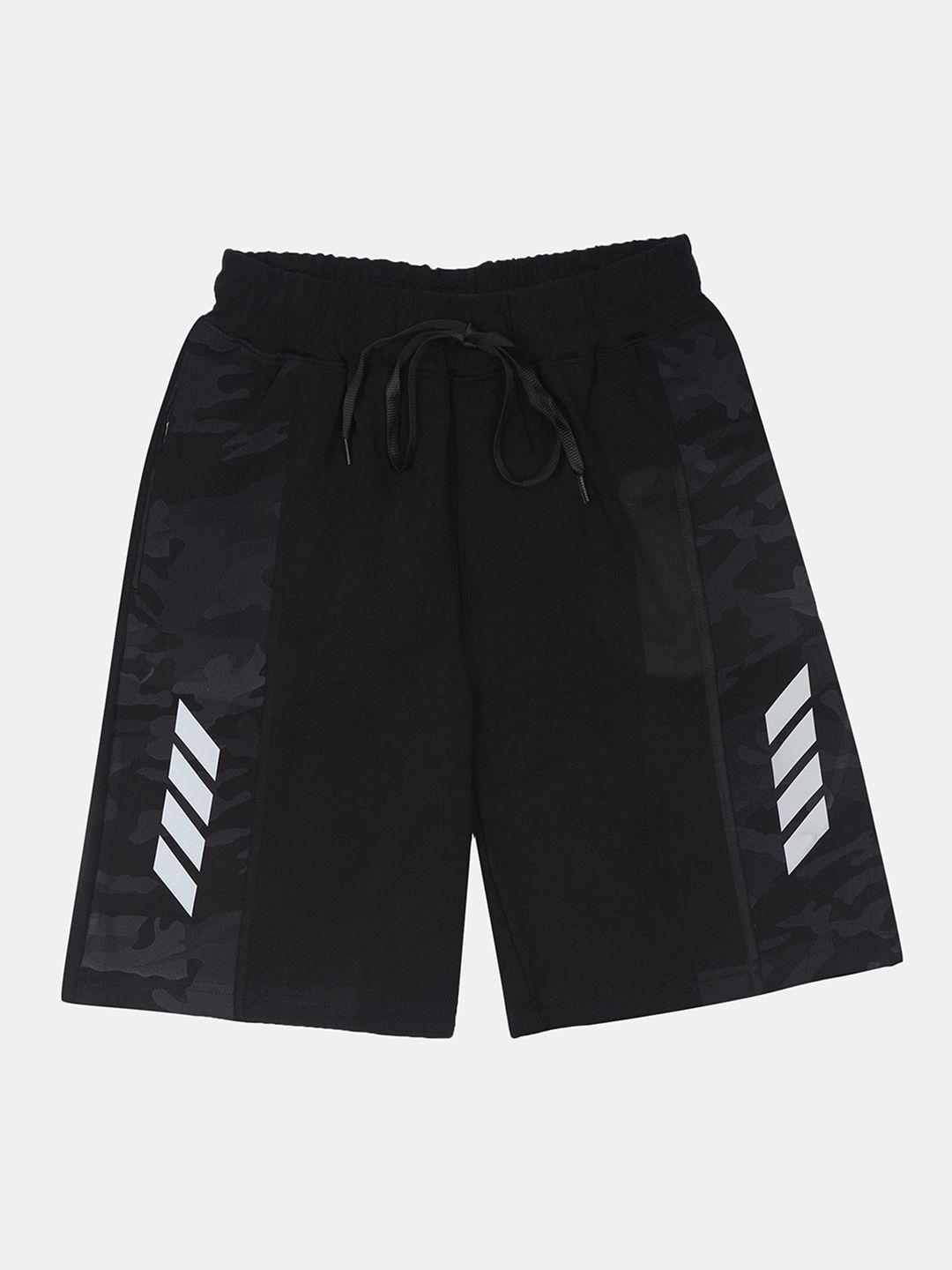 f&s boys colourblocked high-rise rapid-dry sports shorts