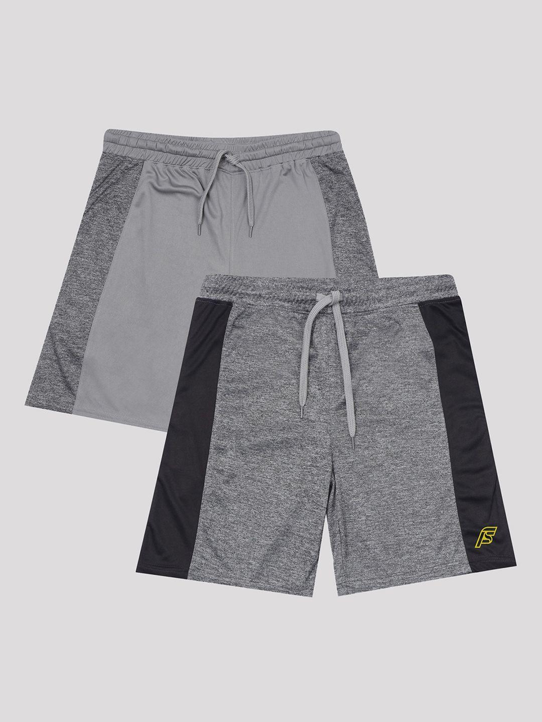 f&s boys colourblocked rapid-dry high-rise shorts