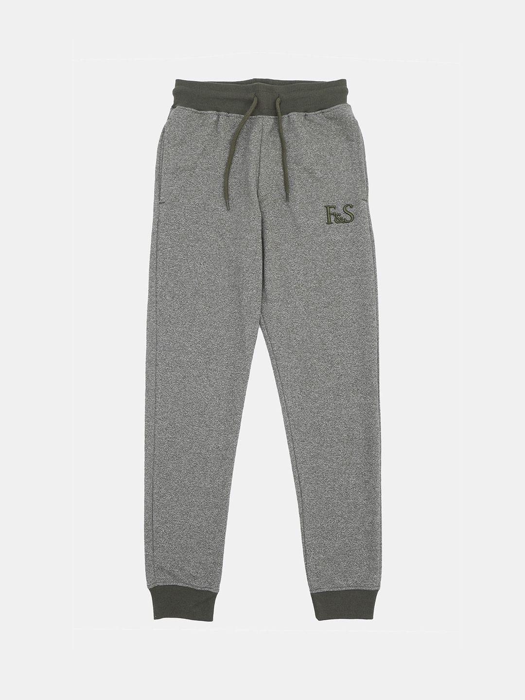 f&s boys mid-rise regular fit joggers