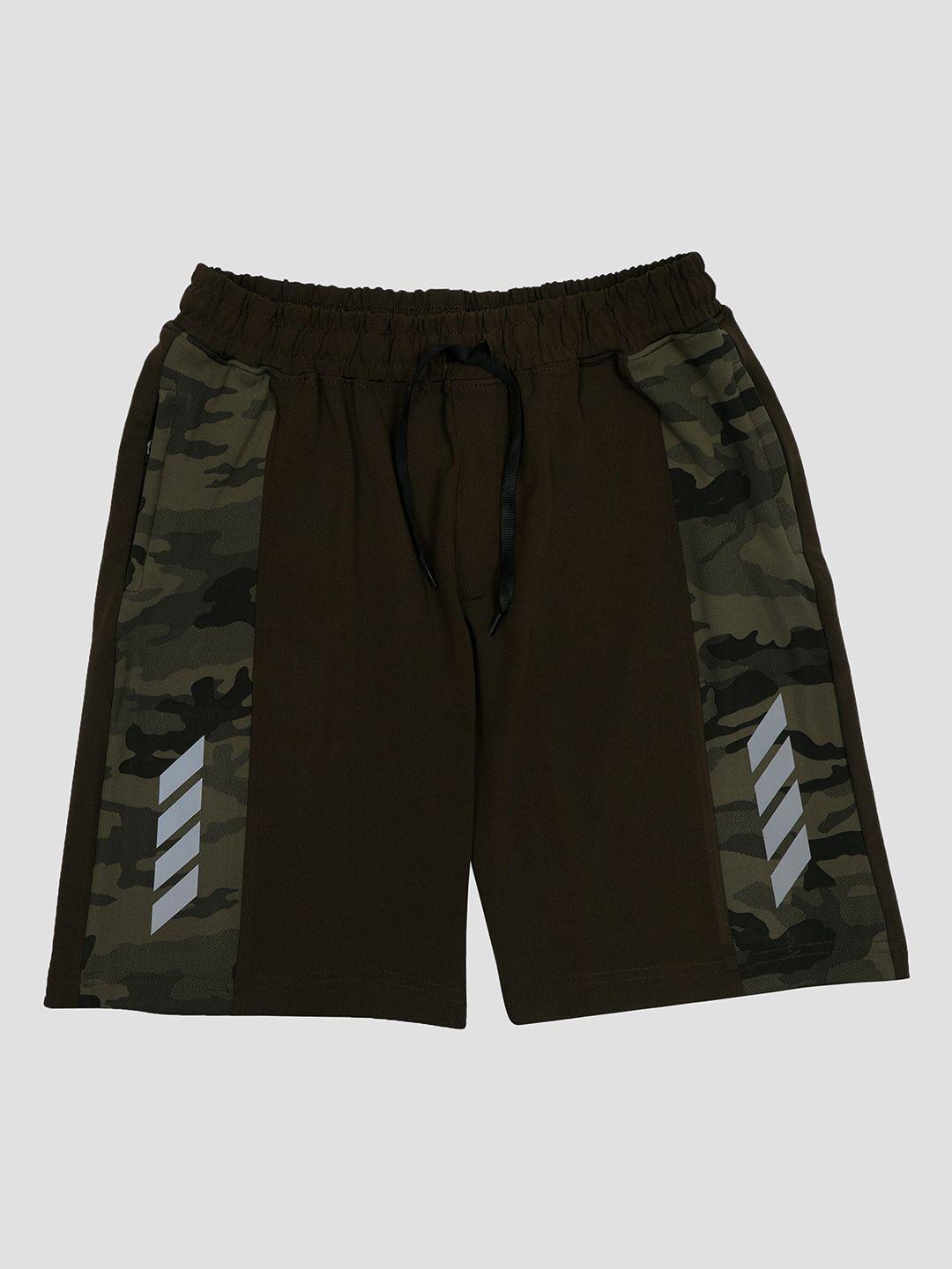 f&s boys printed high rise rapid dry outdoor sports shorts