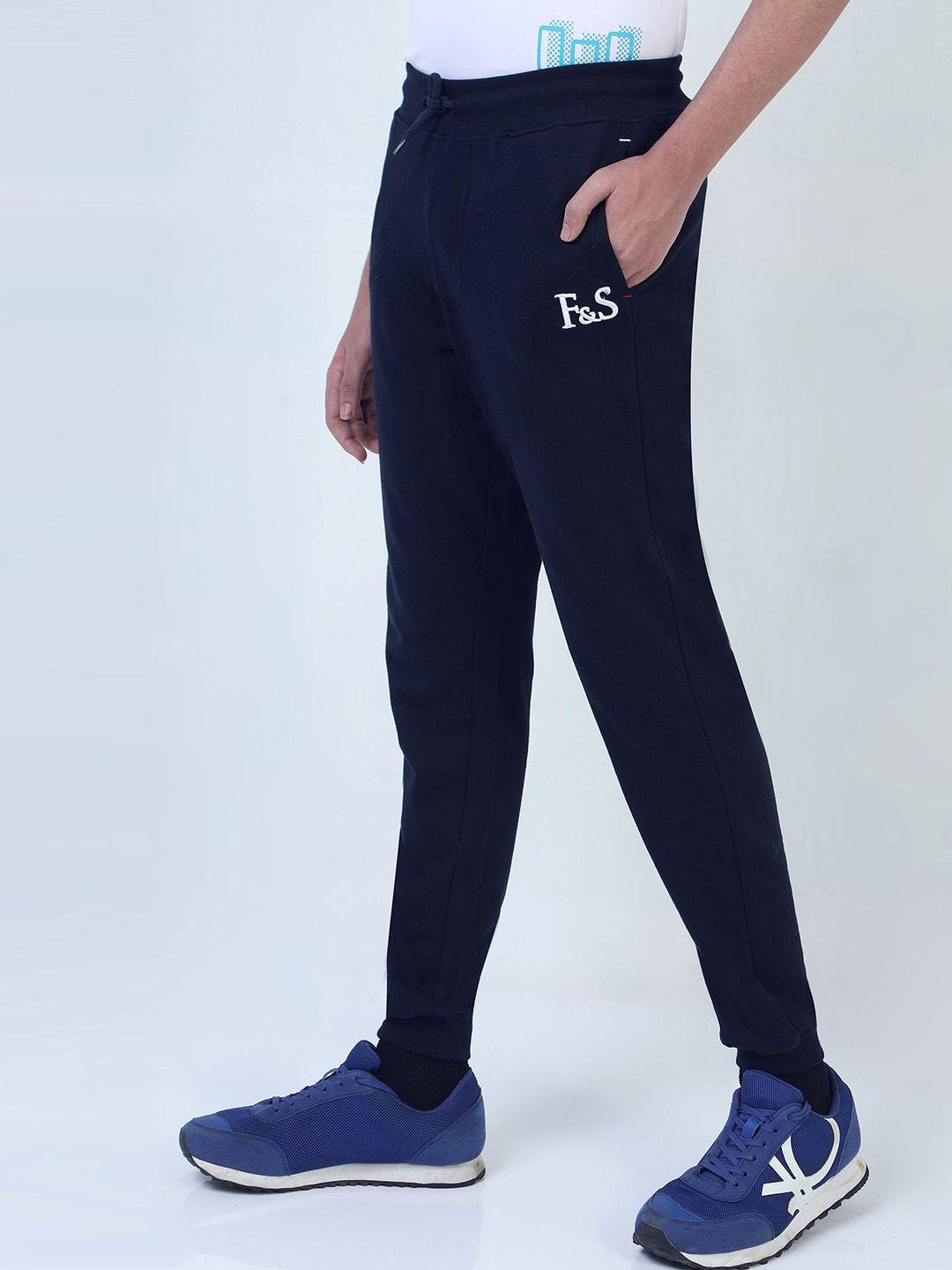 f&s boys pure cotton mid-rise joggers