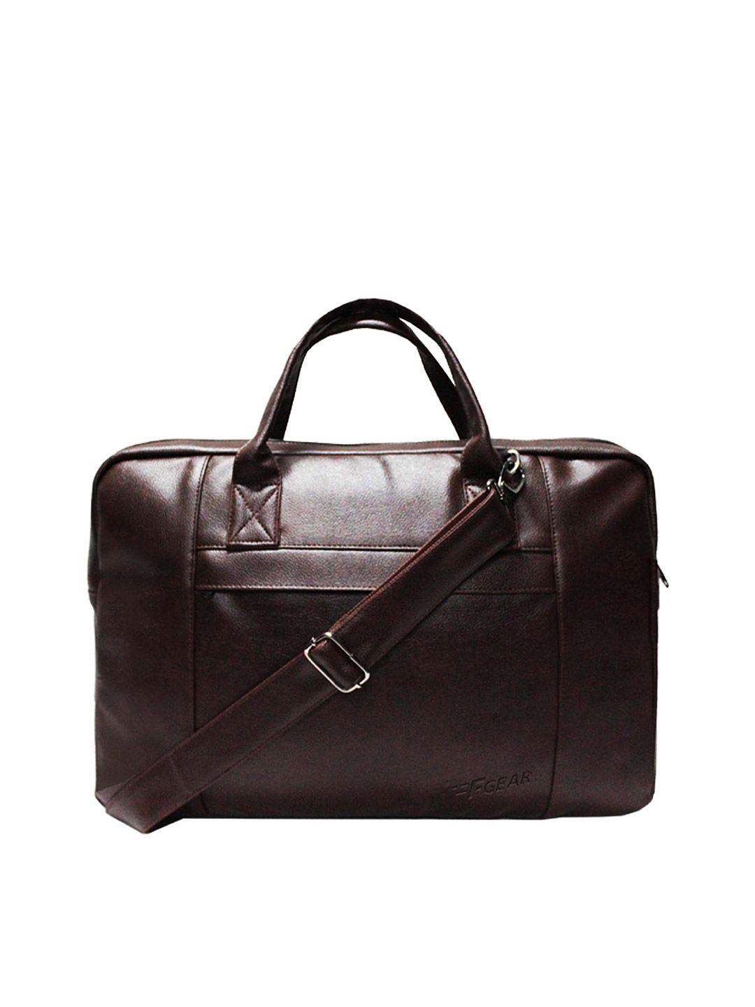 f gear 18 inch leather laptop bag