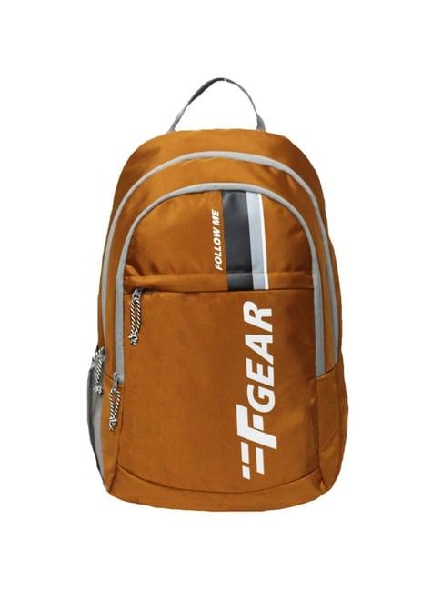 f gear circadian 27 ltrs golden medium backpack