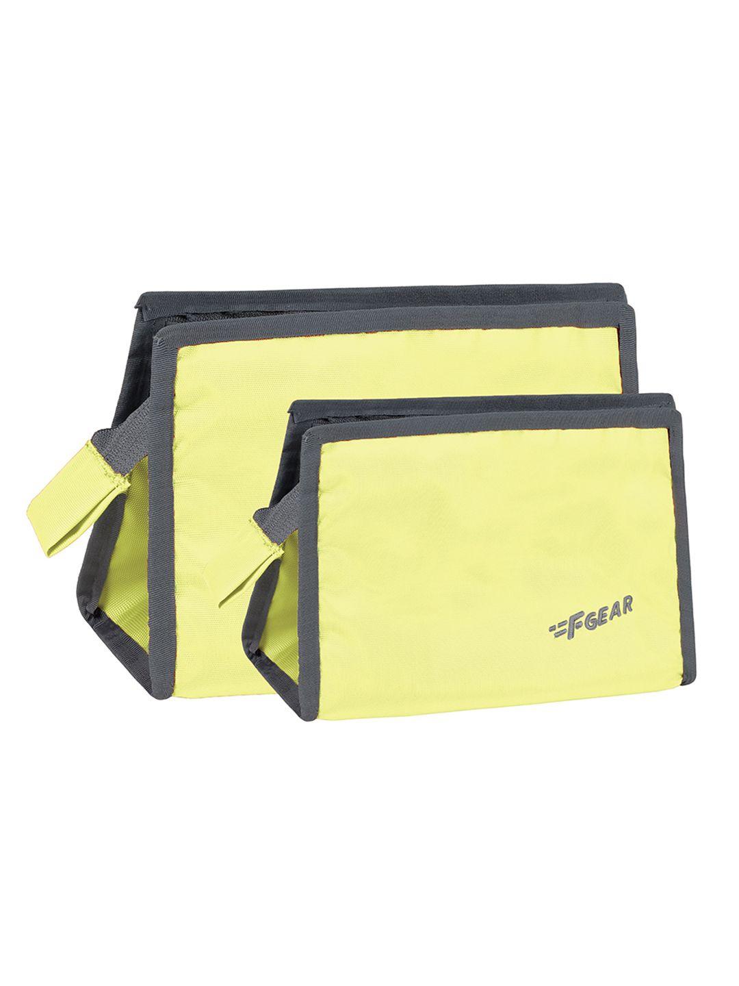 f gear set of 2 textured travel pouch