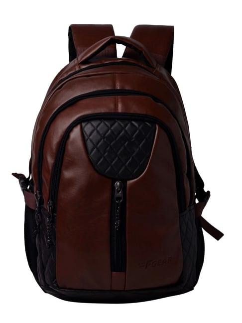 f gear tycoon 27 ltrs brown medium backpack