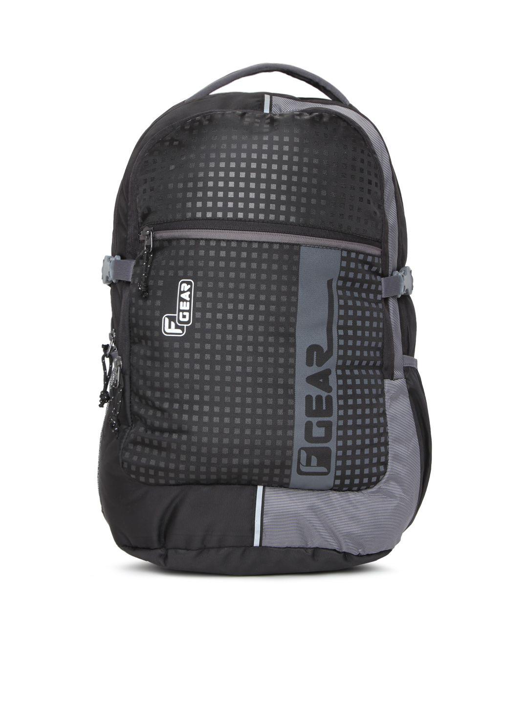 f gear unisex black solid backpack