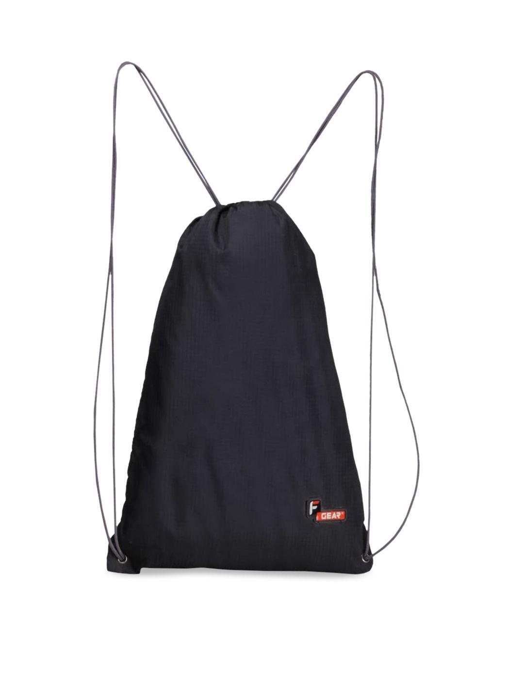 f gear unisex black solid gym bag