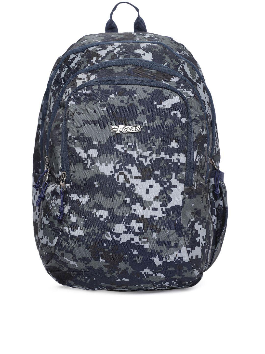 f gear unisex blue graphic backpack