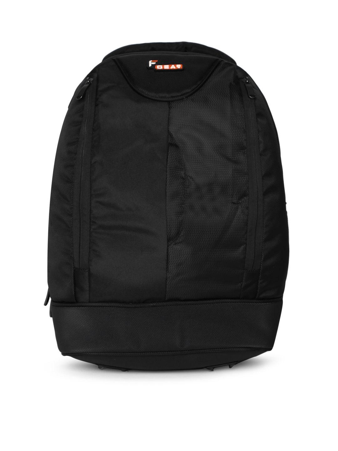 f gear unisex booster v2 black solid backpack
