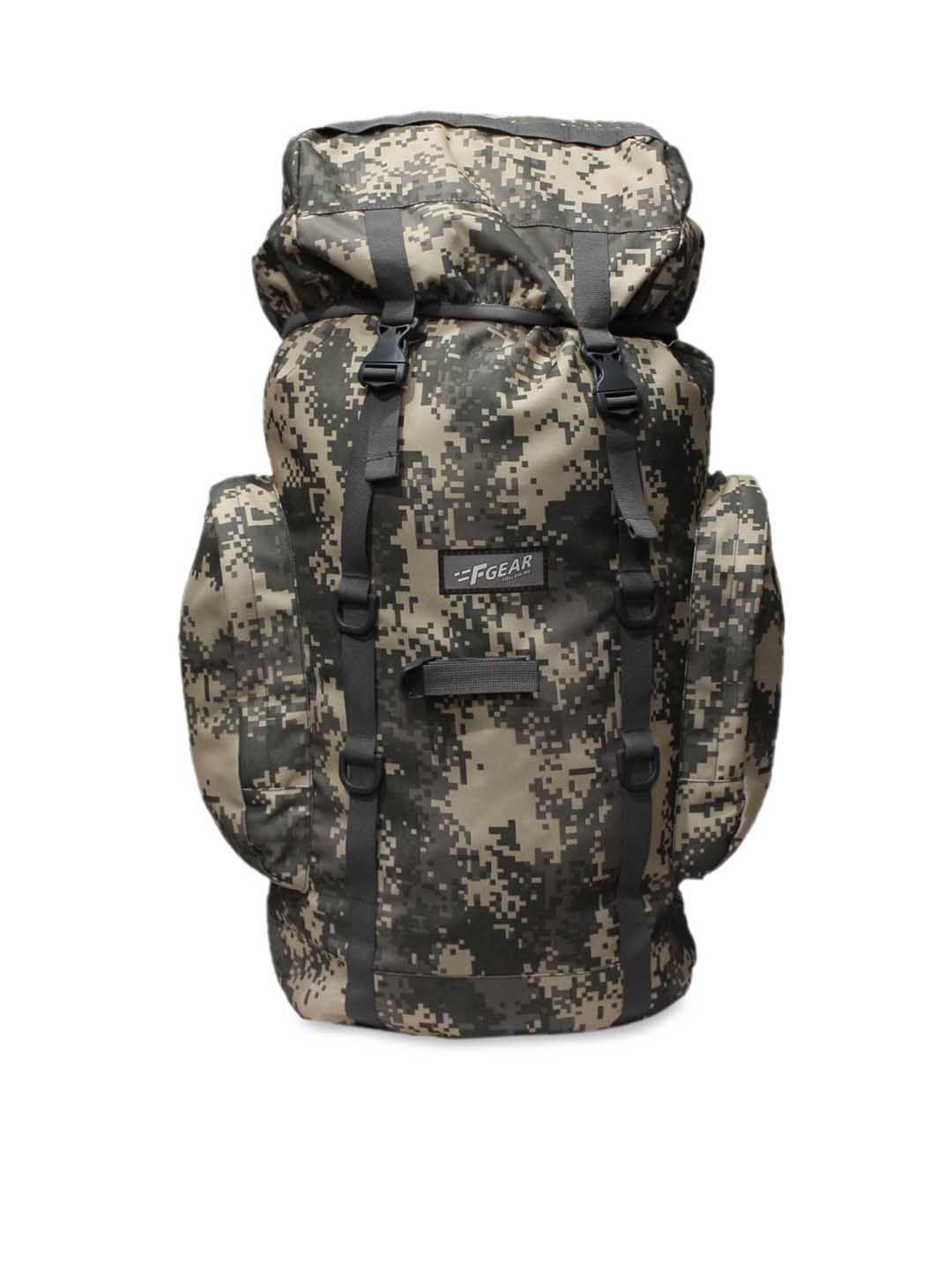 f gear unisex cream & brown printed platoon marpat rucksacks