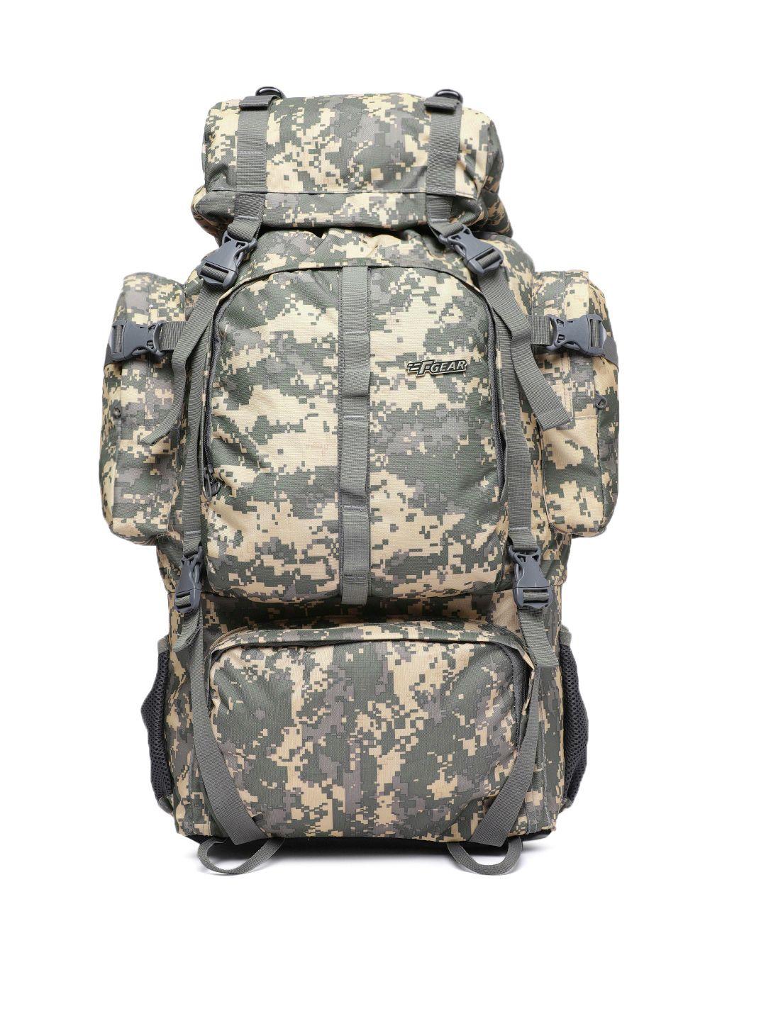 f gear unisex green & beige printed military neutron marpat acv rucksacks