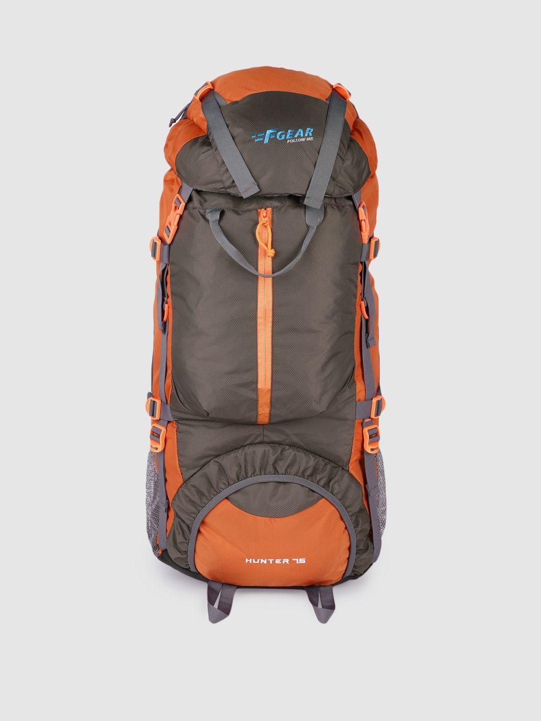 f gear unisex grey & orange hunter rucksack