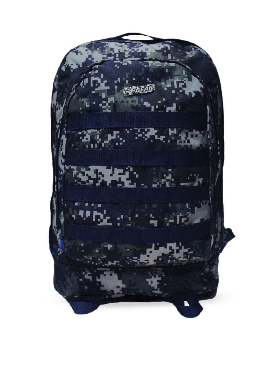 f gear unisex navy blue camouflage backpack
