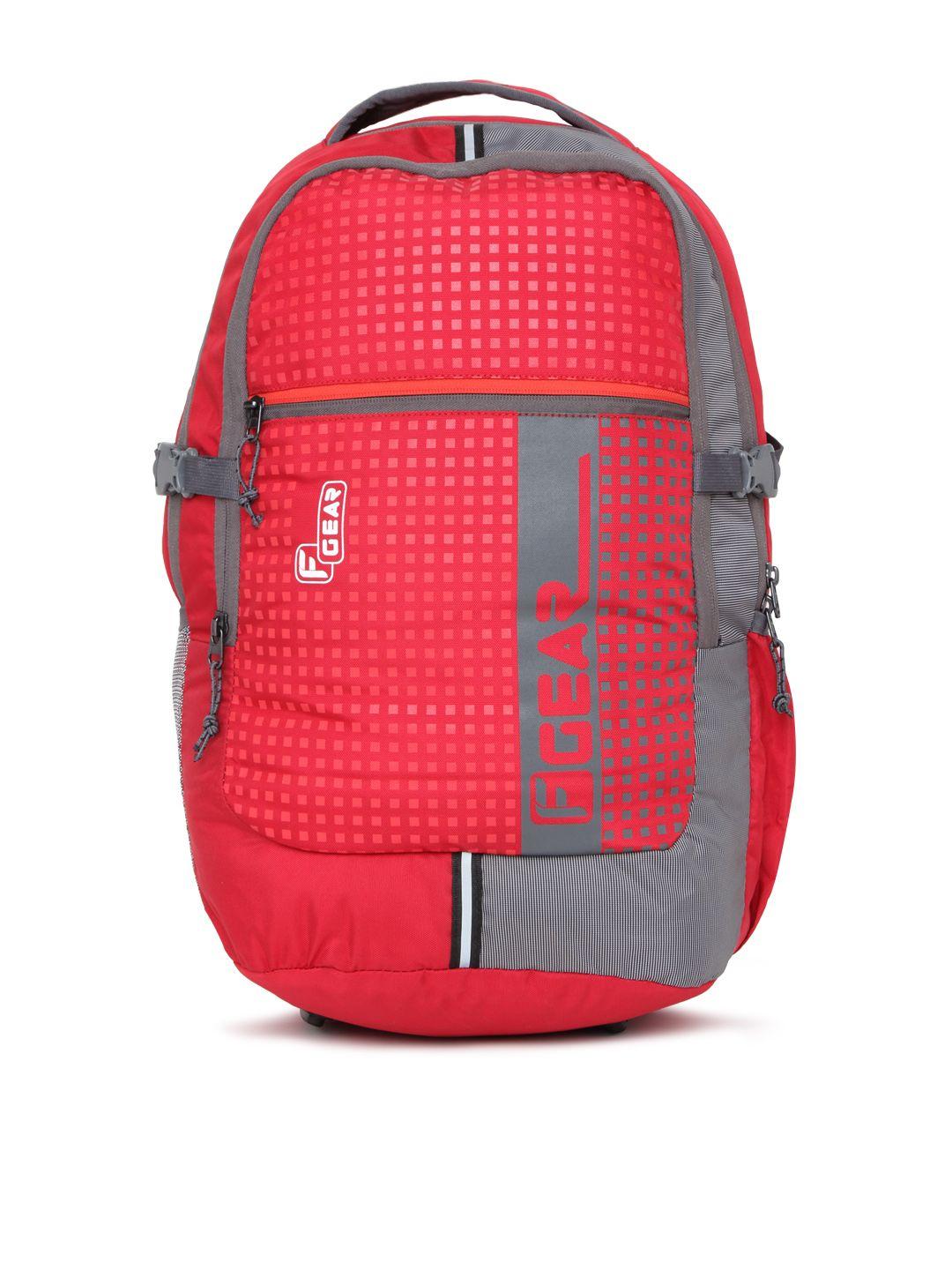 f gear unisex red solid backpack