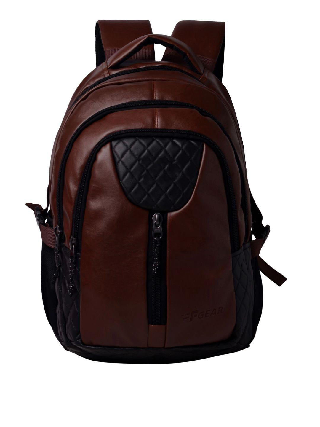 f gear unisex tycoon brown solid backpack