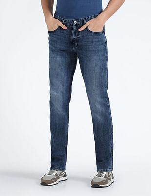 f-jango straight fit stone wash jeans