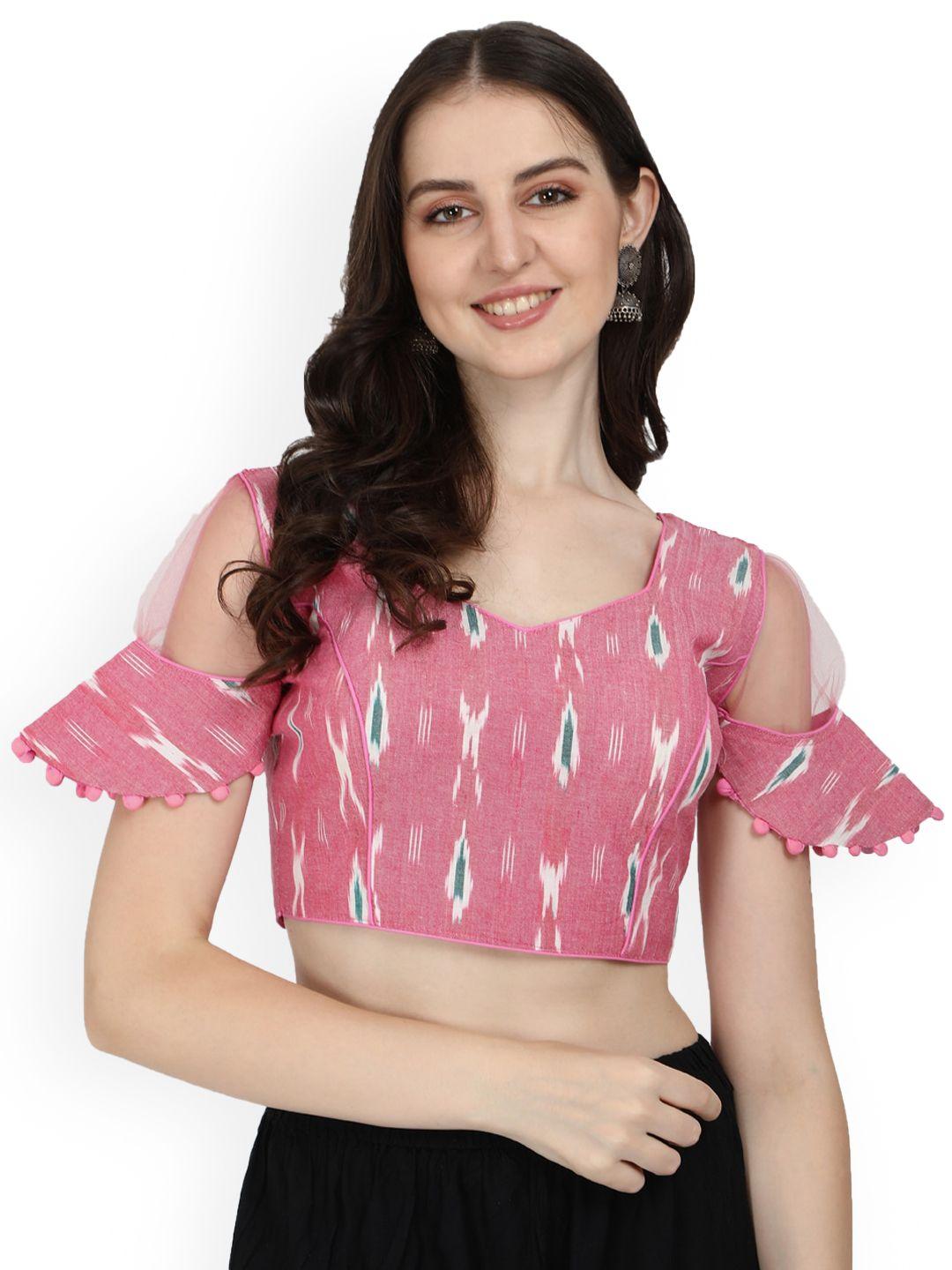 fab dadu printed saree blouse