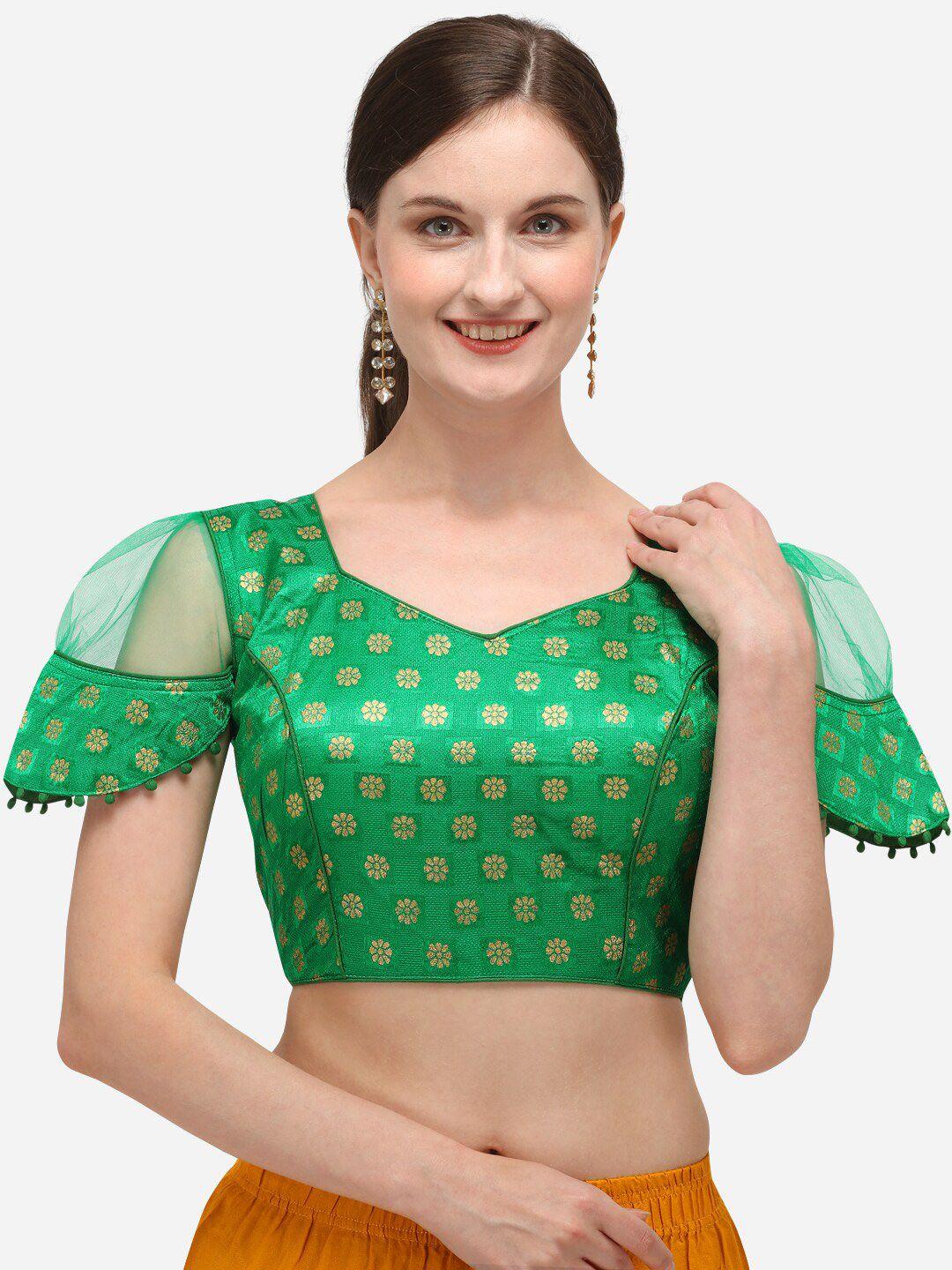 fab dadu women woven-design saree blouse