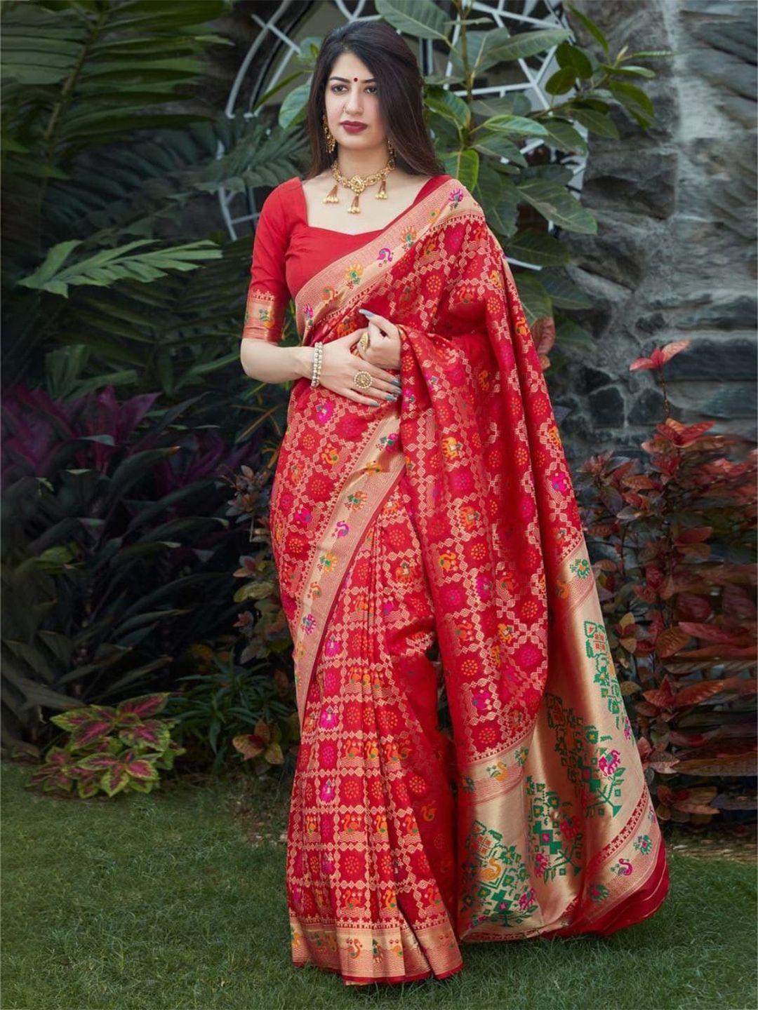 fab viva ethnic motifs zari banarasi silk designer banarasi saree