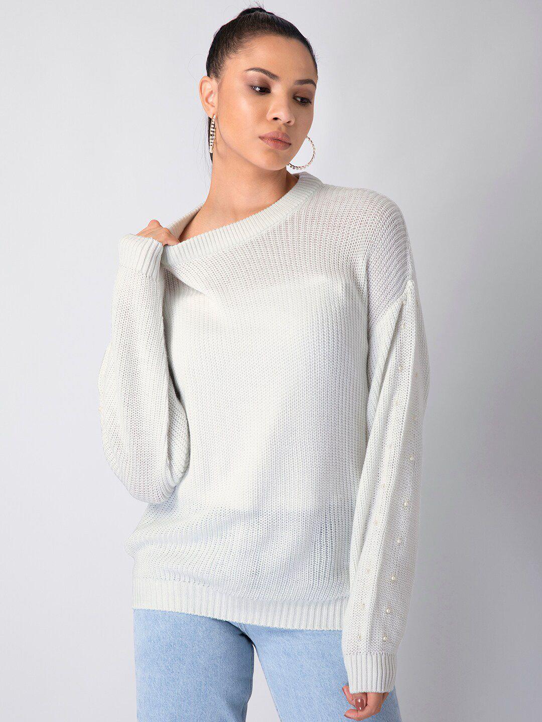 faballey ribbed acrylic pullover