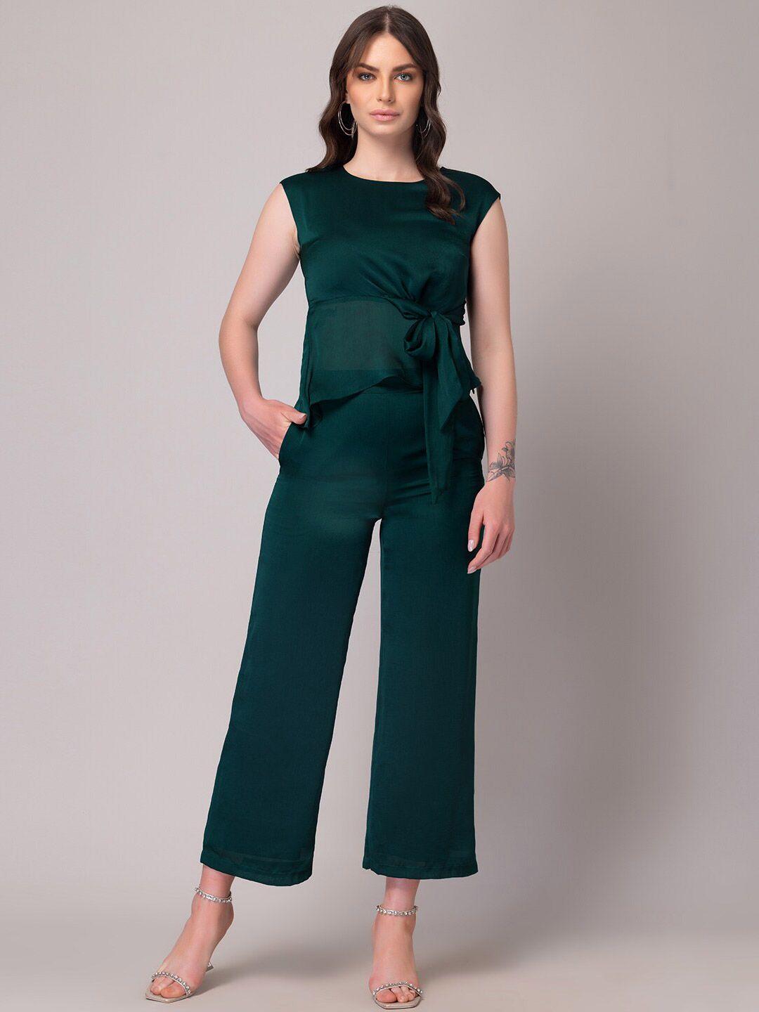 faballey  side tie top & trouser