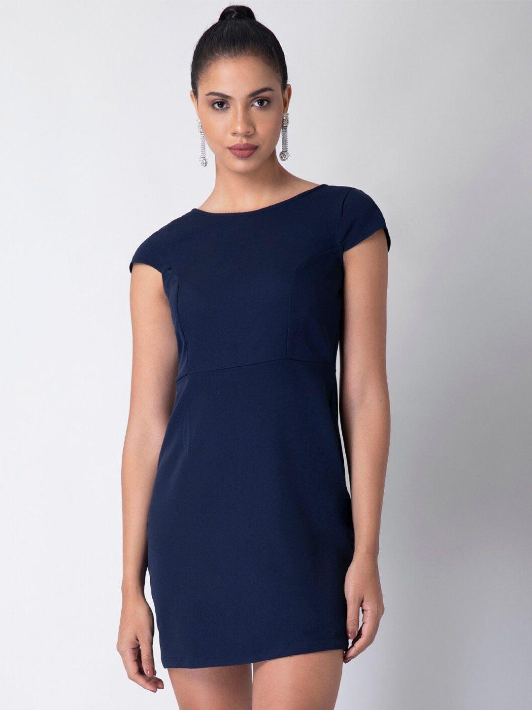 faballey round neck bodycon dress