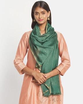 fabbasics silk blend woven stole