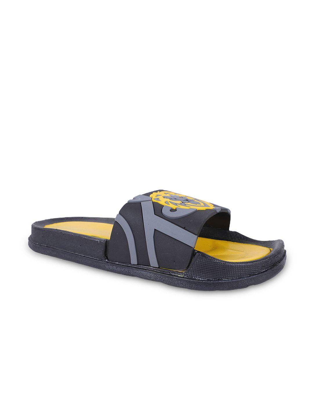 fabbmate men printed open toe sliders