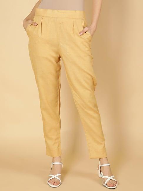 fabclub beige cotton pants