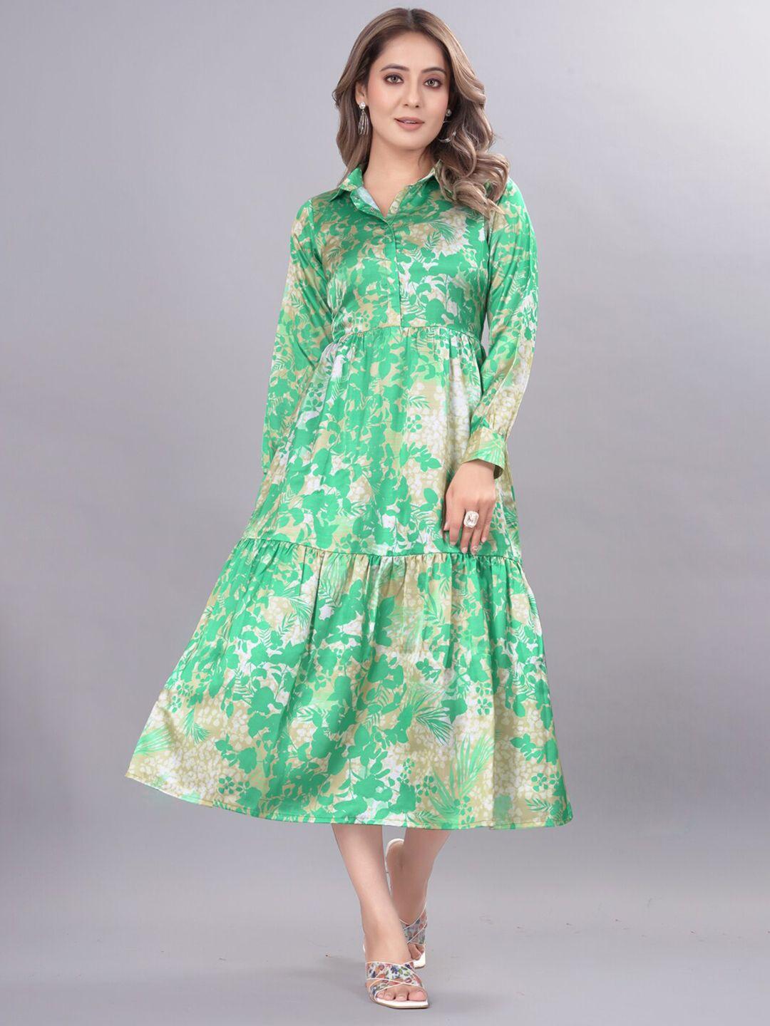 fabdyor green satin maxi dress