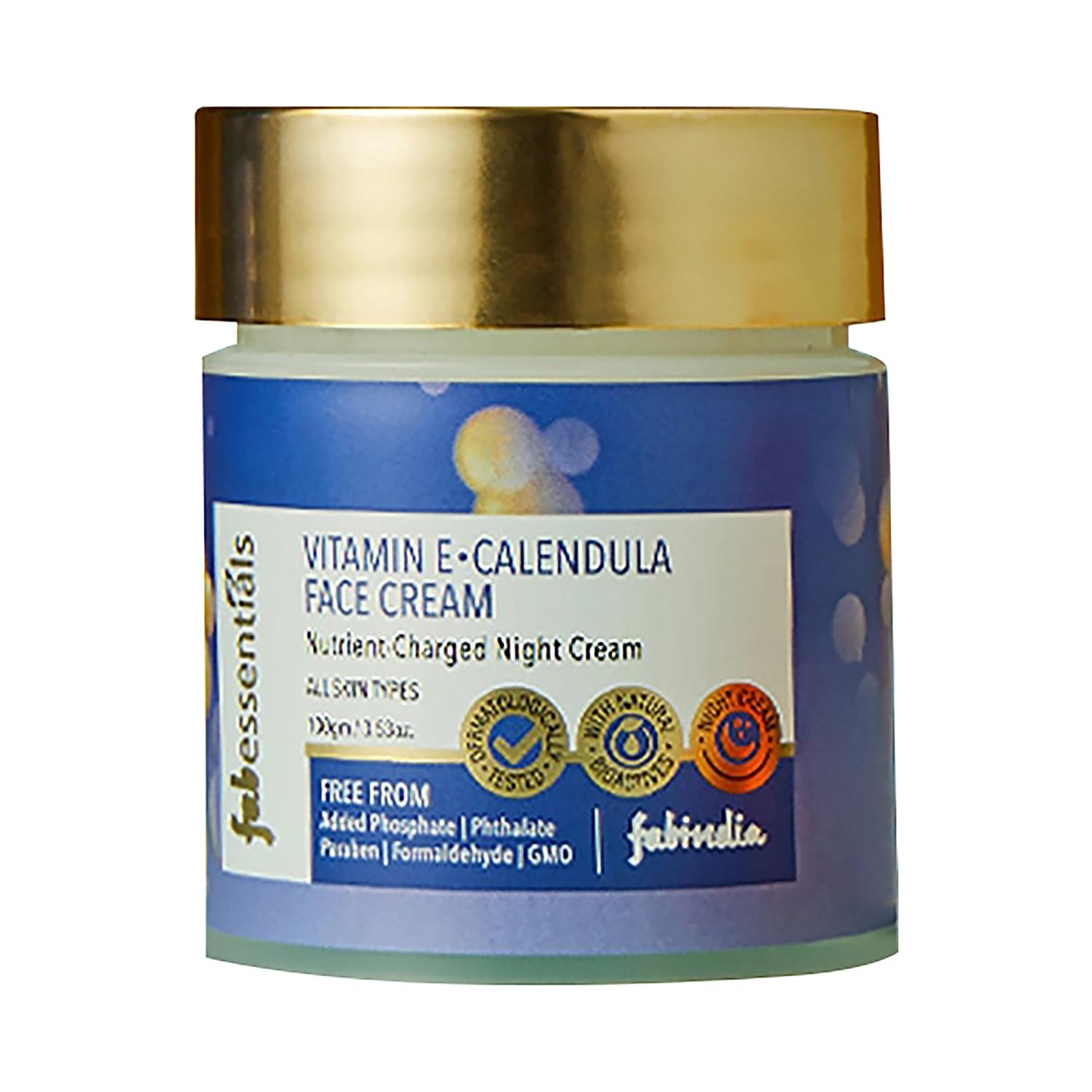 fabessentials vitamin e calendula face cream (50g)