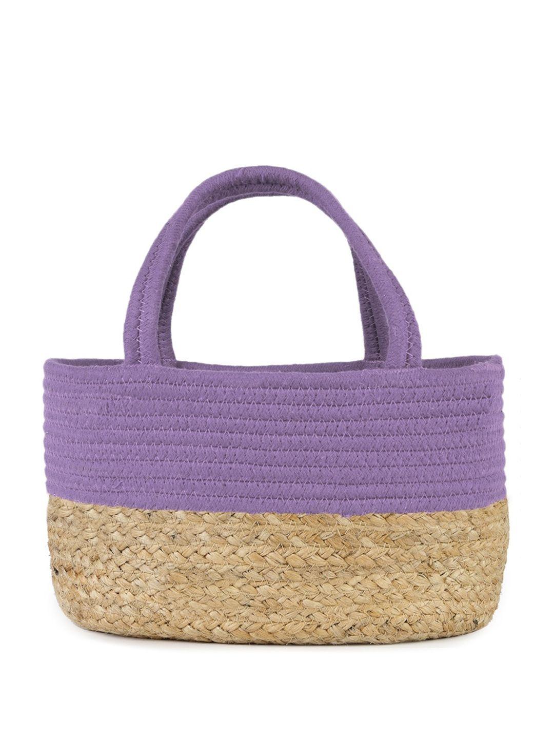 fabinaliv braided shopper cotton handheld bag