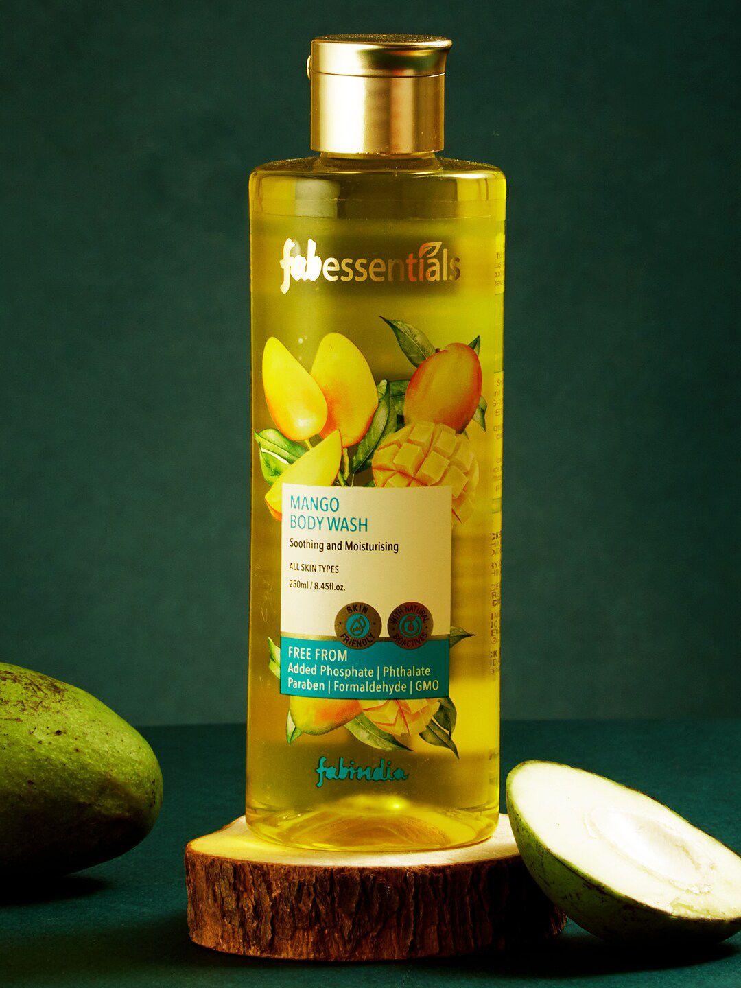 fabindia fabessentials mango body wash - 250 ml