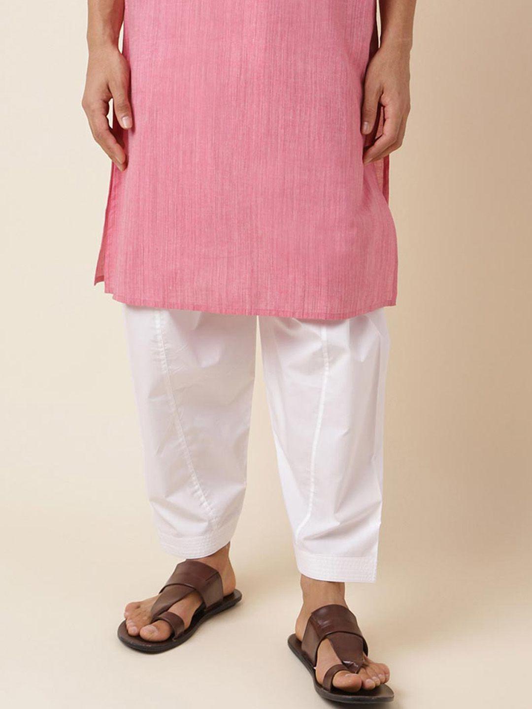 fabindia men cotton straight-fit salwar
