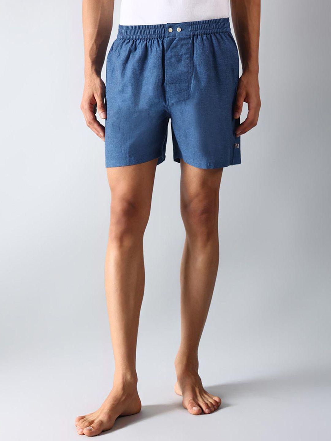 fabindia men mid-rise cotton boxers 20103021