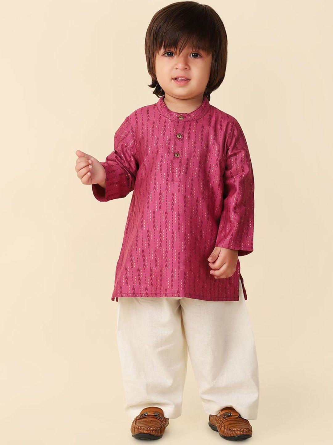 fabindia boys ethnic motifs printed kurta