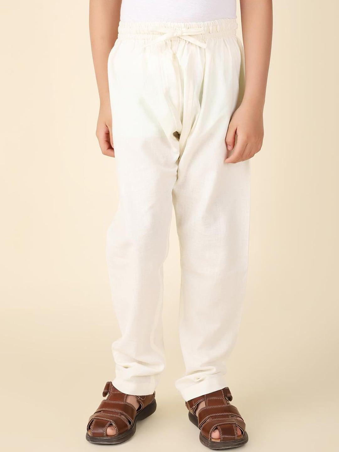 fabindia boys mid-rise cotton pyjamas
