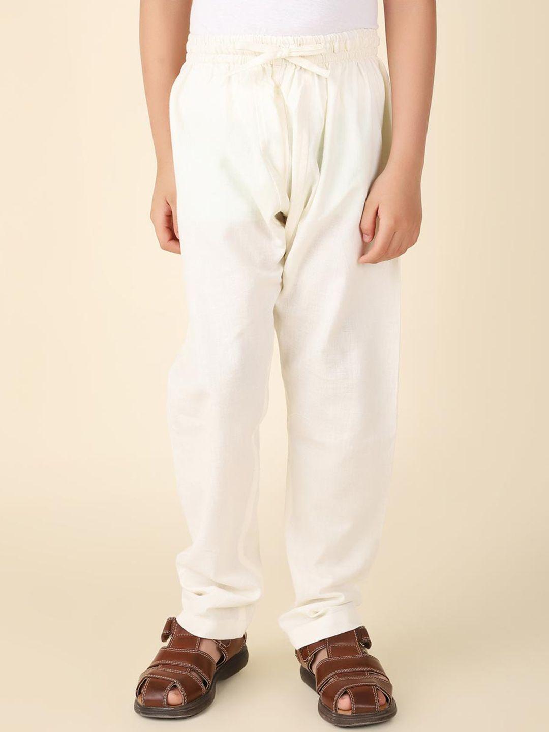 fabindia boys mid-rise cotton pyjamas
