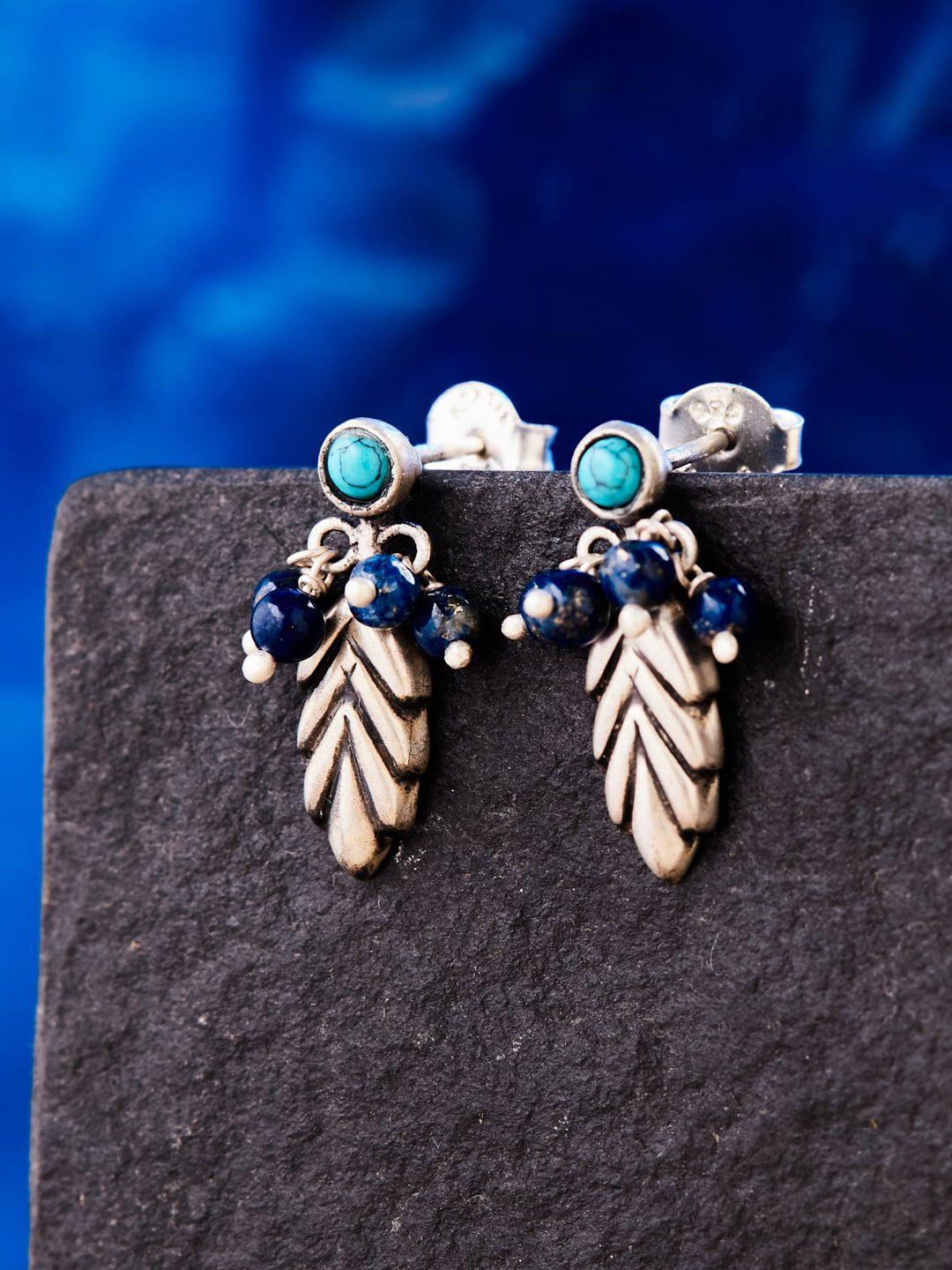 fabindia contemporary artificial stones studs earrings