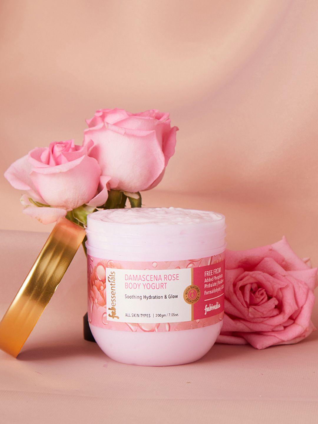 fabindia damacena rose body yogurt - 200 g