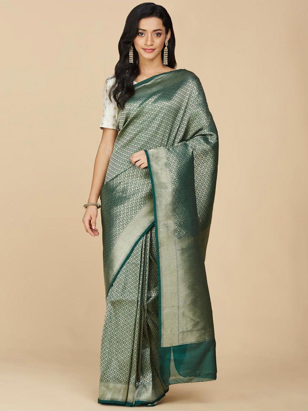 fabindia ethnic motifs woven design zari saree