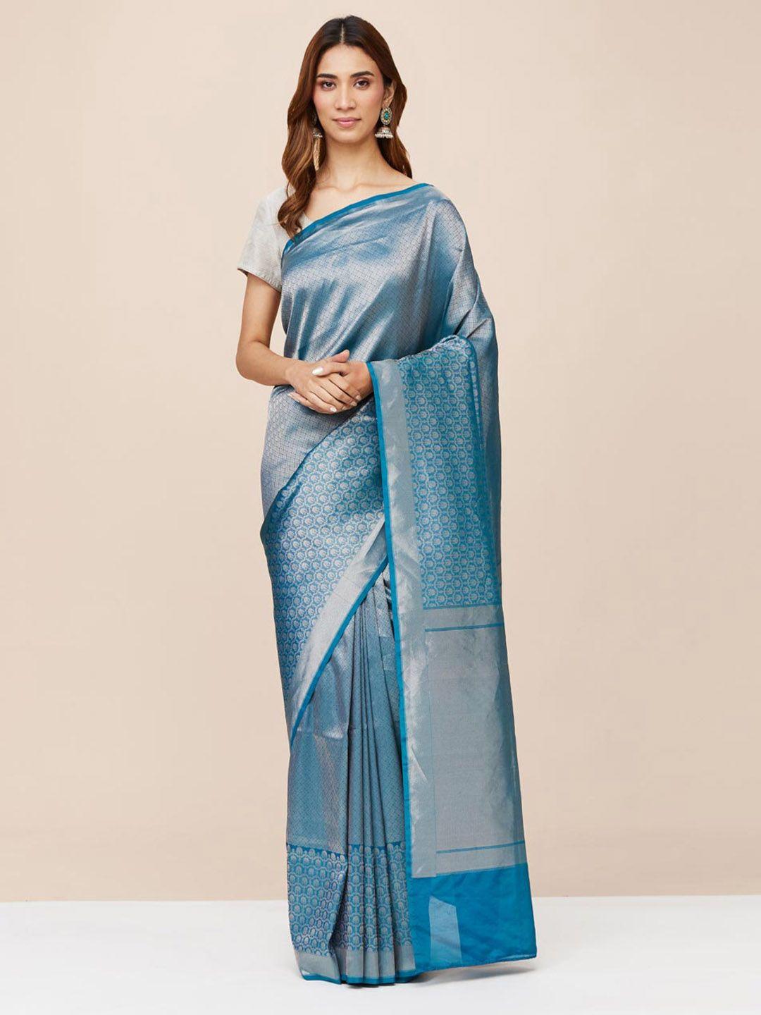 fabindia ethnic motifs woven design zari saree