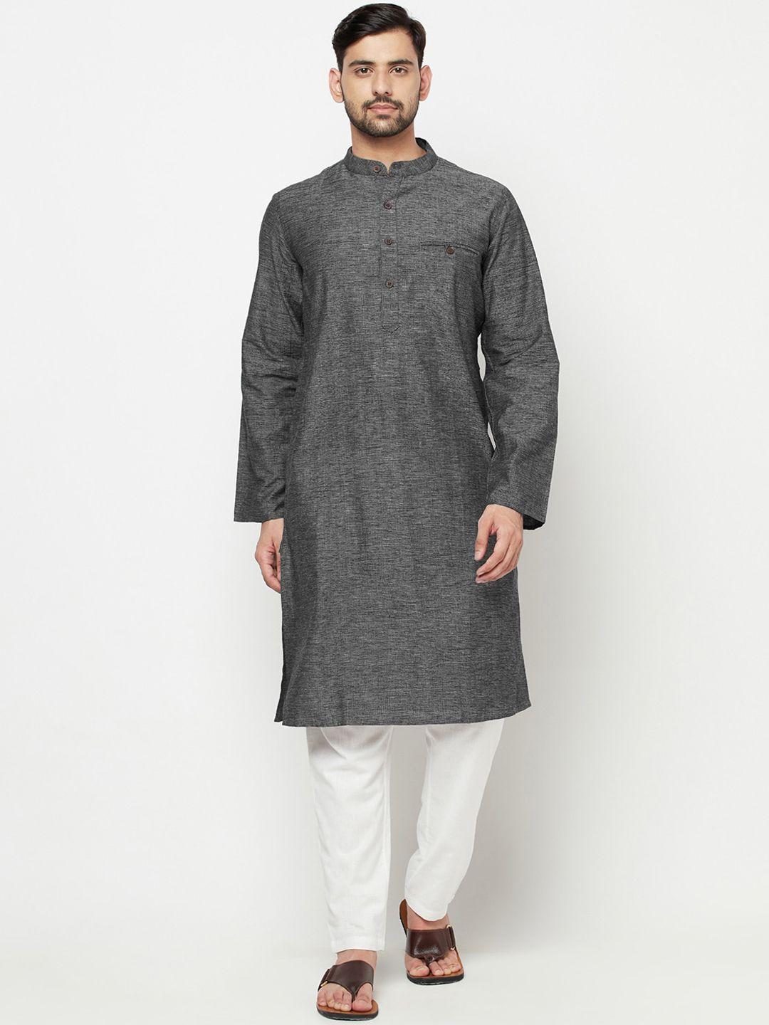 fabindia men black kurta