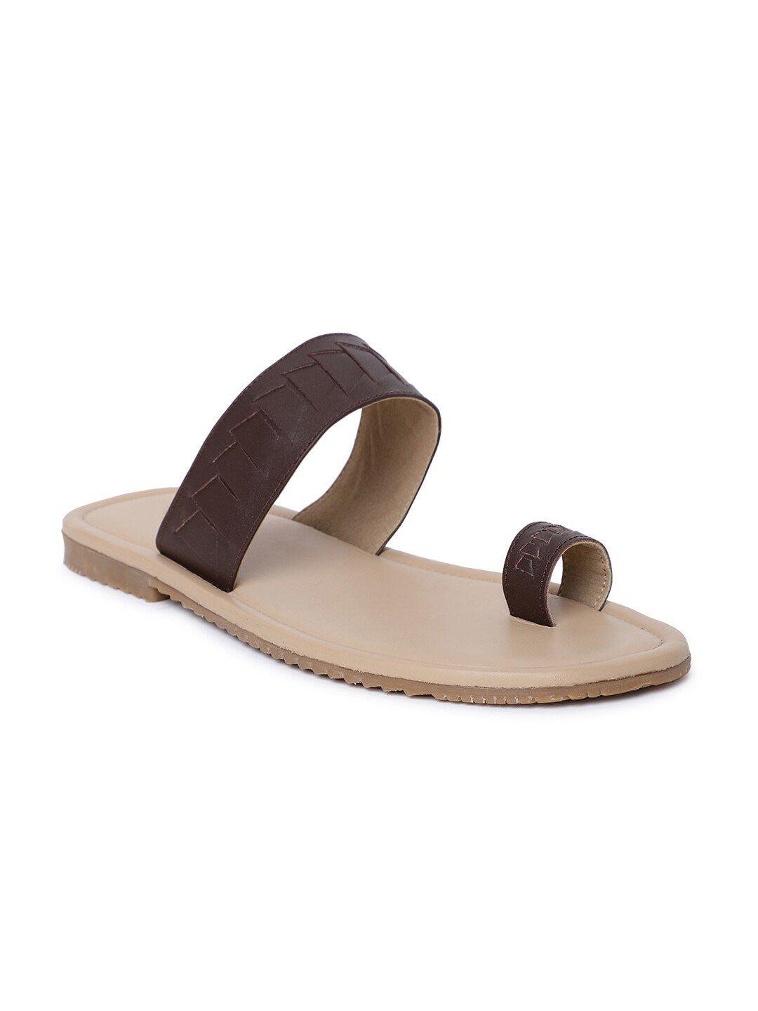 fabindia men leather cutwork comfort sandals